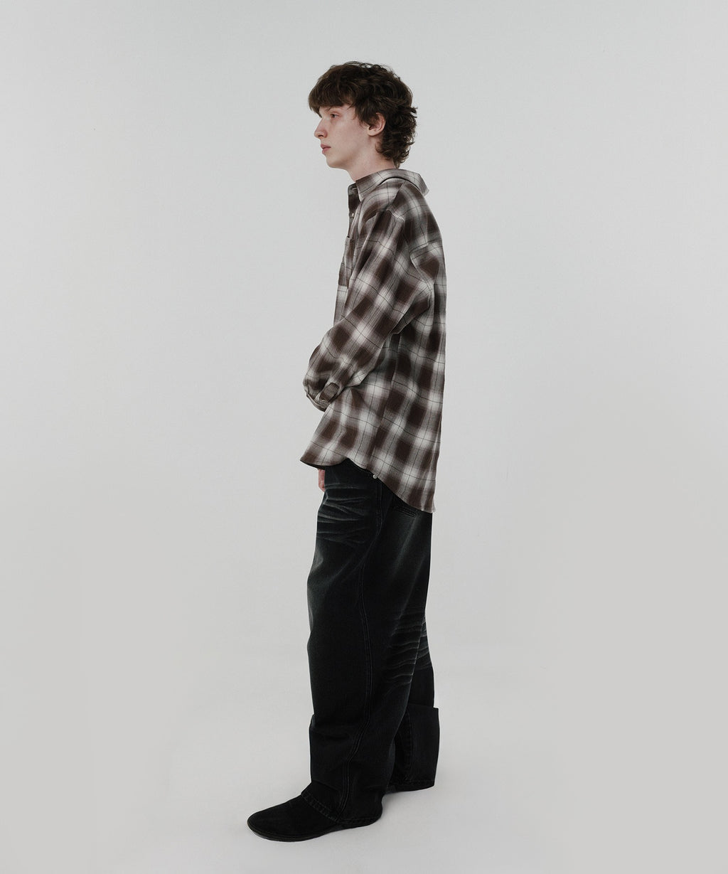 WRINKLE DENIM [BLACK]