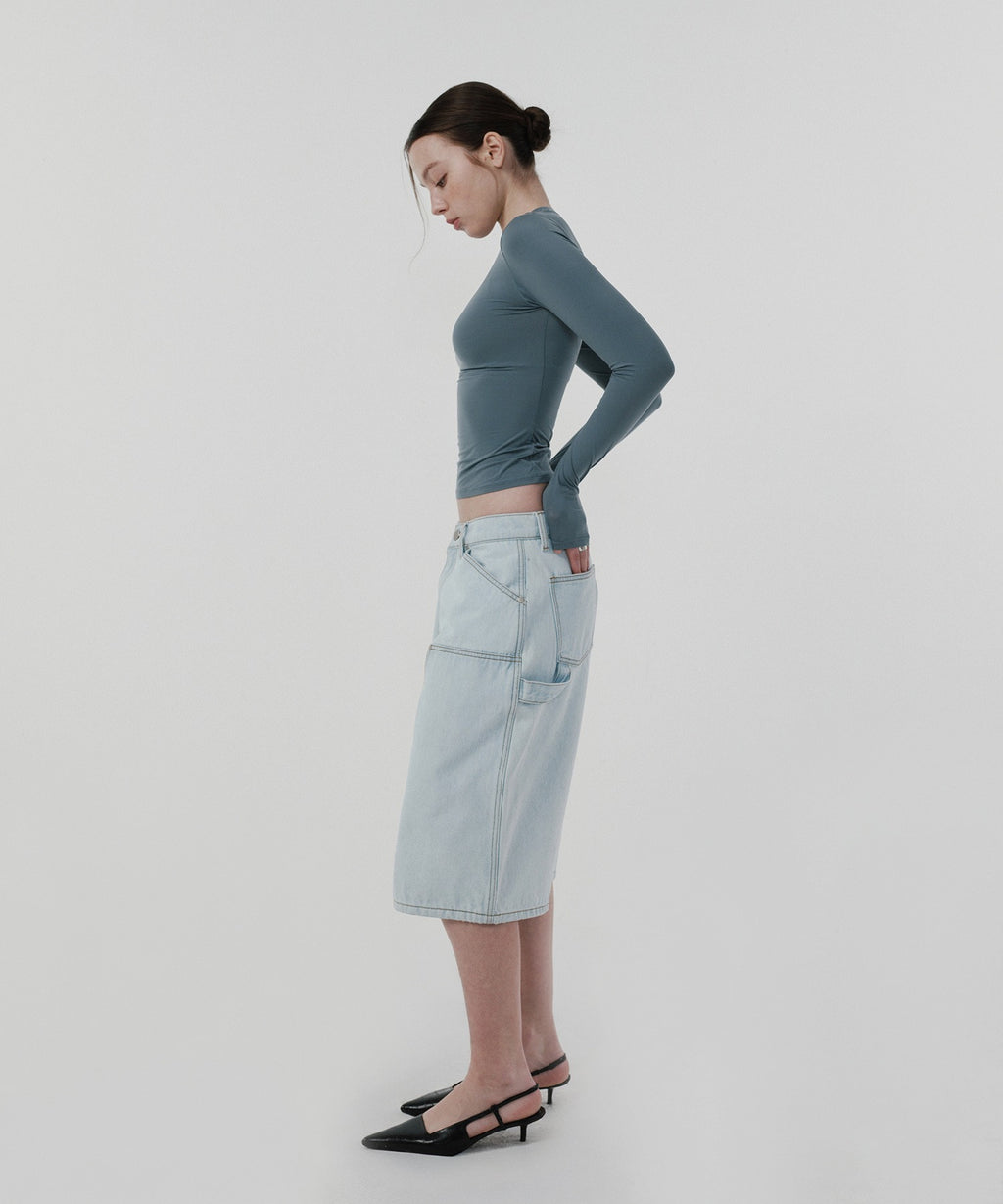 CONTOUR DOUBLE KNEE SHORTS [LIGHT BLUE]