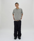 CURVED FLARE DENIM [RAW INDIGO]