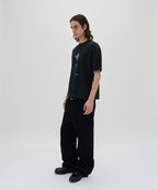 SILHOUETTE TEE [WASHING BLACK]