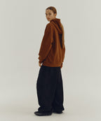 FIRE SUADE HOODIE [BROWN]
