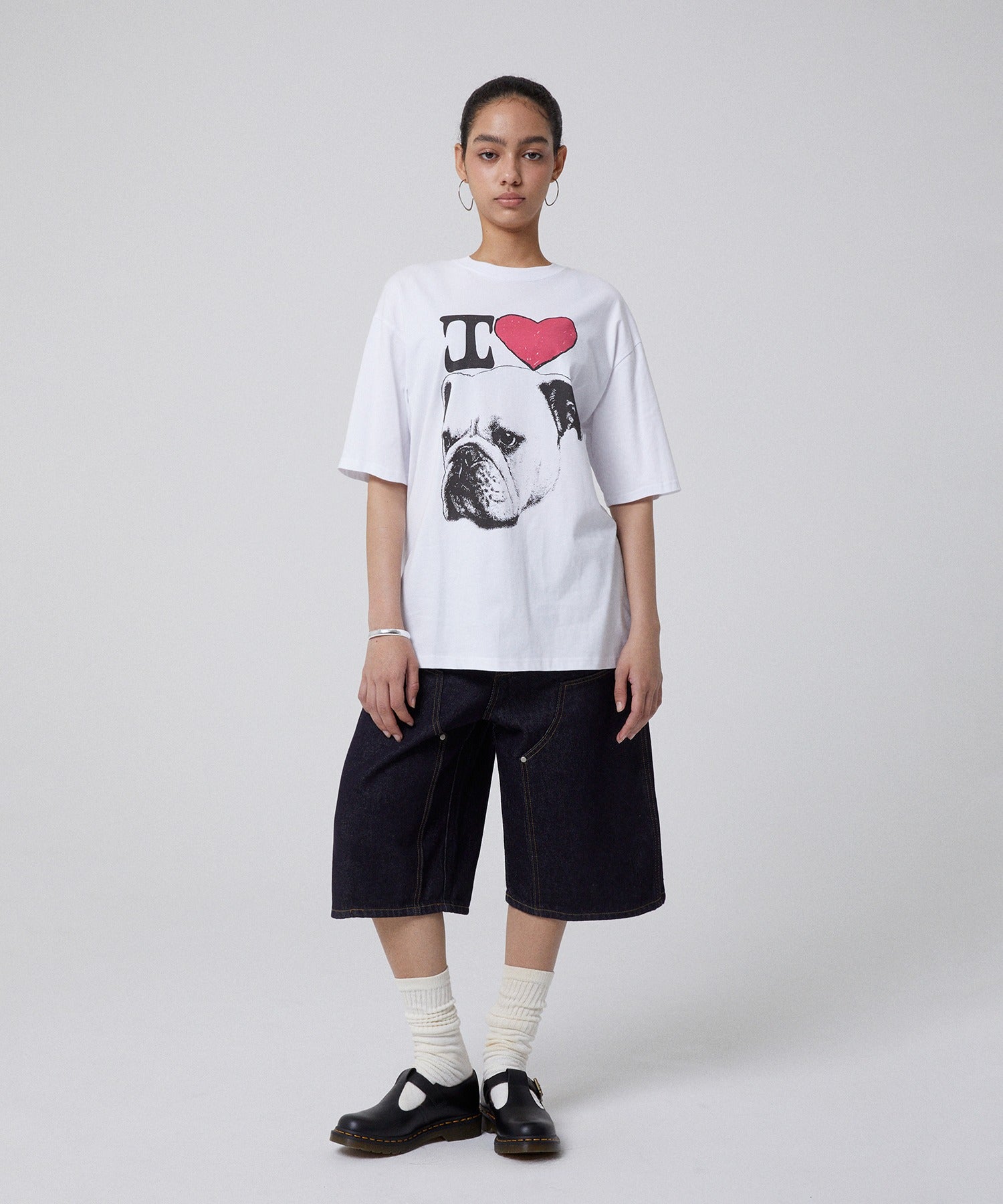 CONTOUR DOUBLE KNEE SHORTS [RAW INDIGO]
