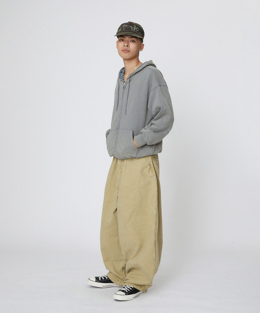 WIDE CHINO PANTS [KHAKI]