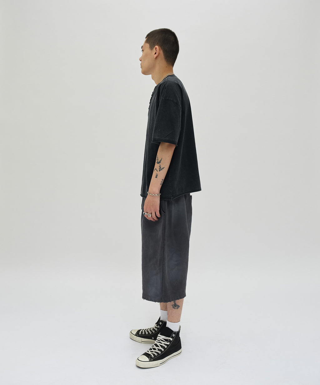 CUT EDGE SWEAT SHORTS [WASHING PURPLE]