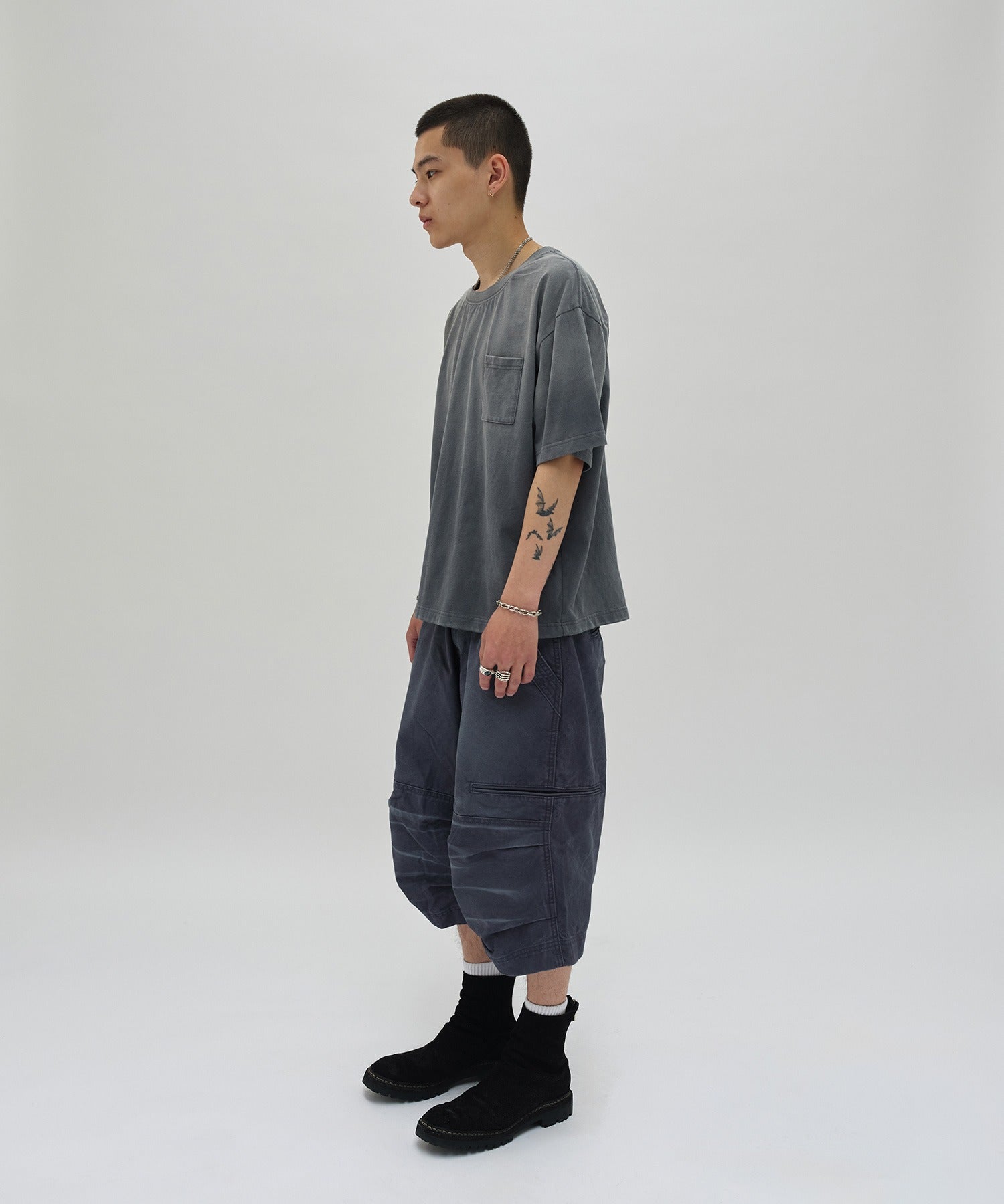 UTILITY CARGO SHORTS [NAVY]