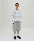 CUT EDGE SWEAT SHORTS [GRAY]