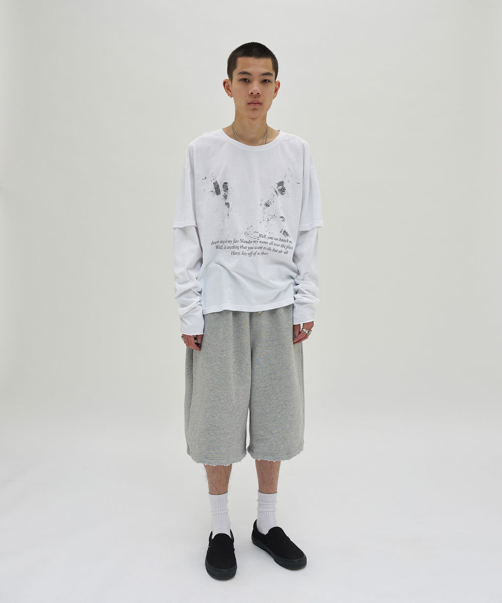 LAYERED LONG SLEEVE [WHITE]