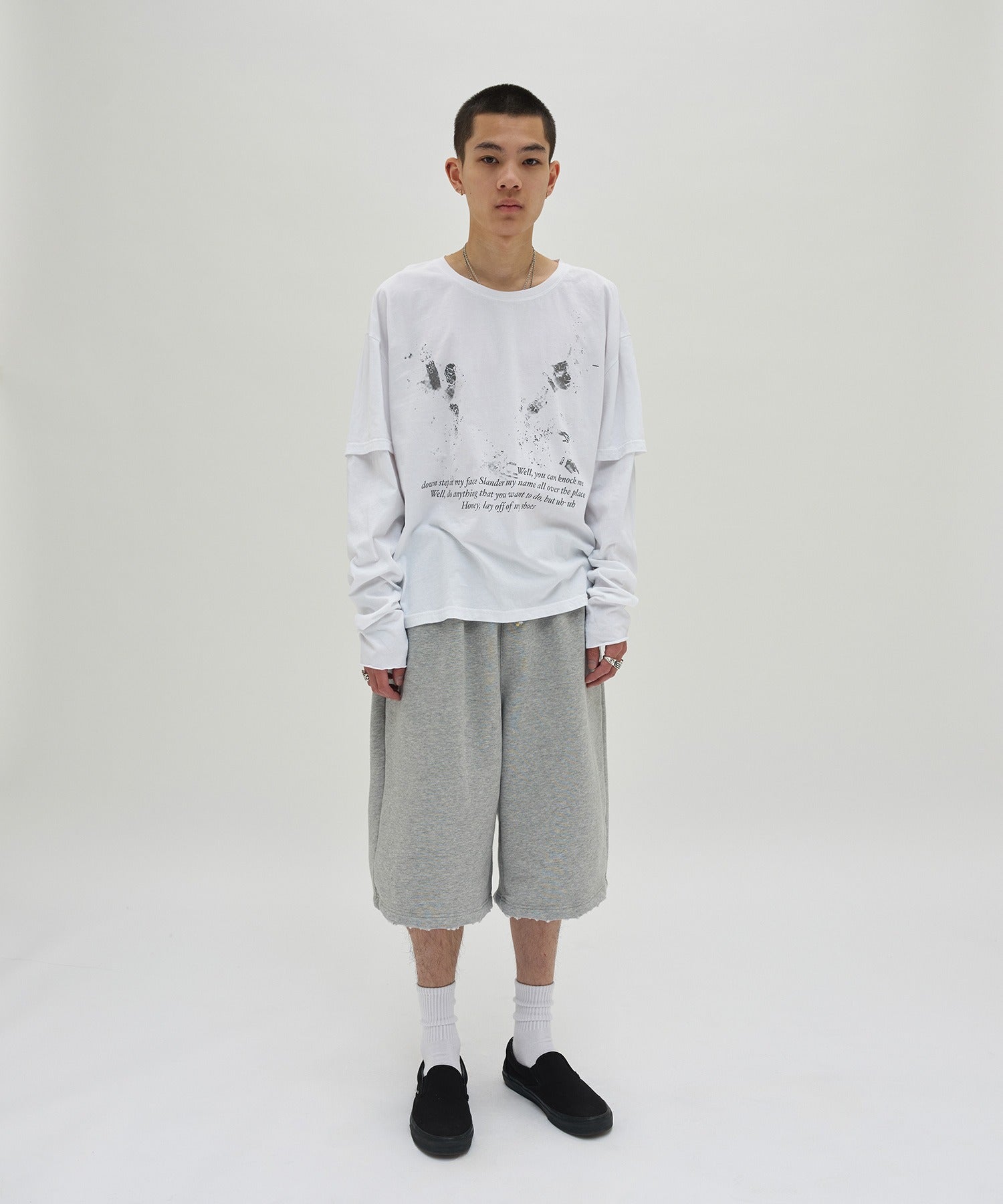 LAYERED LONG SLEEVE [WHITE]