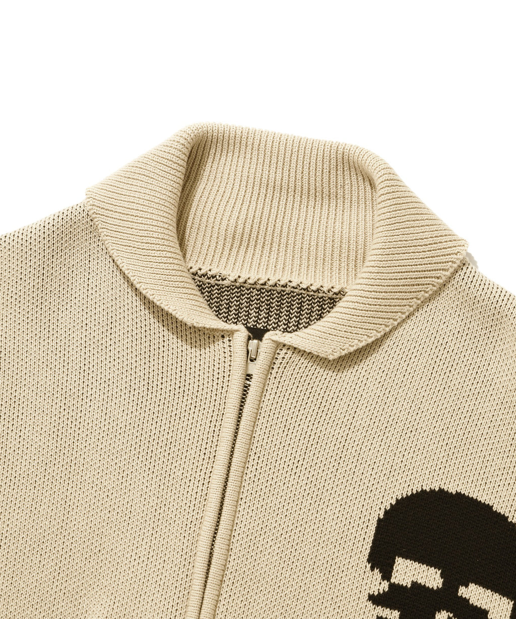 SKULL COWICHAN SWEATER [BEIGE]