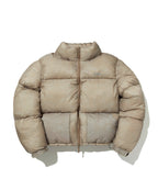 SHORT PUFFER JACKET [BEIGE]