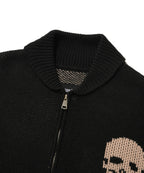 SKULL COWICHAN SWEATER [BLACK]