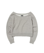 SUNNY ONE SHOULDER CREWNECK [GRAY]
