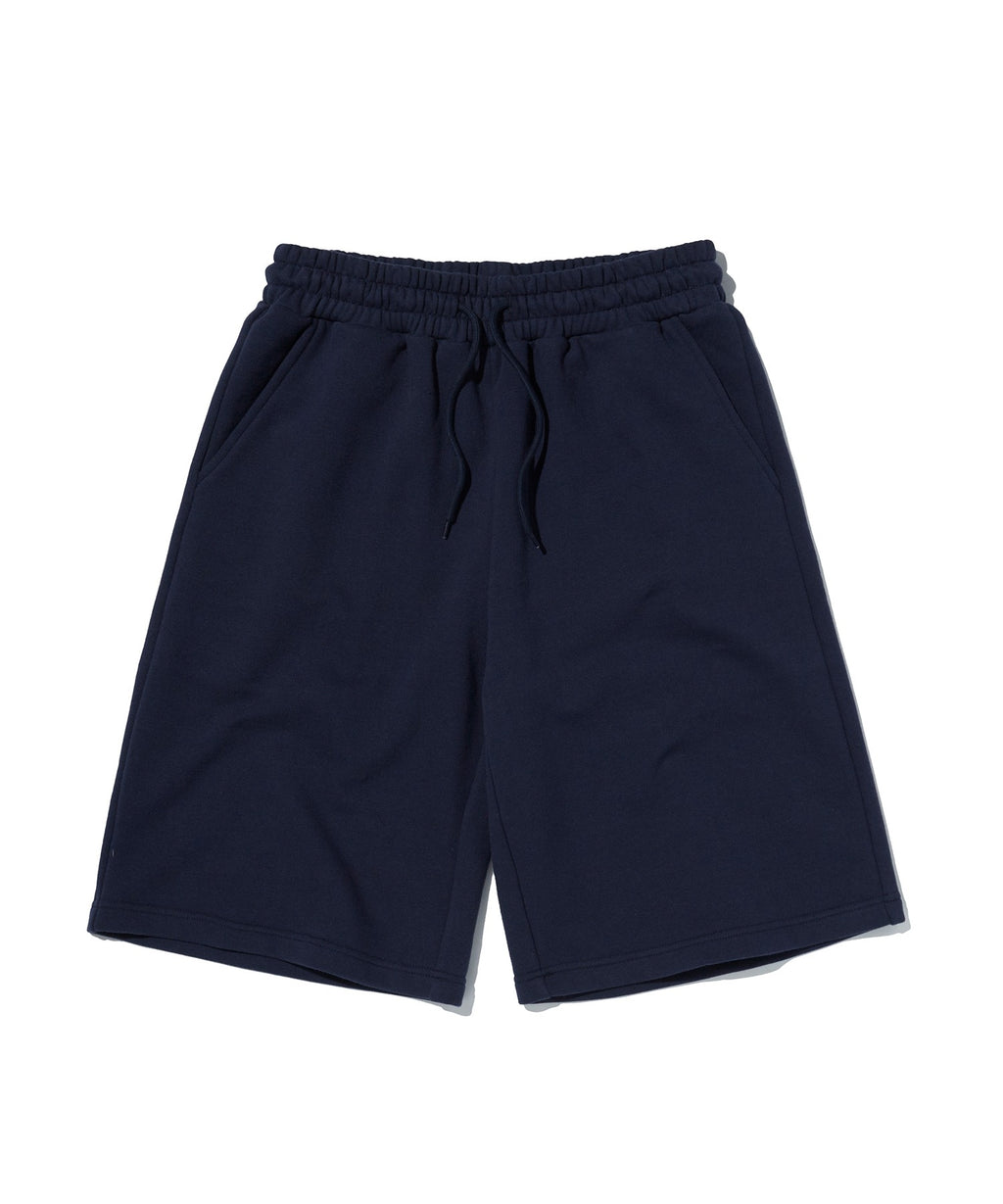 WIDE SWEAT SHORTS [NAVY]