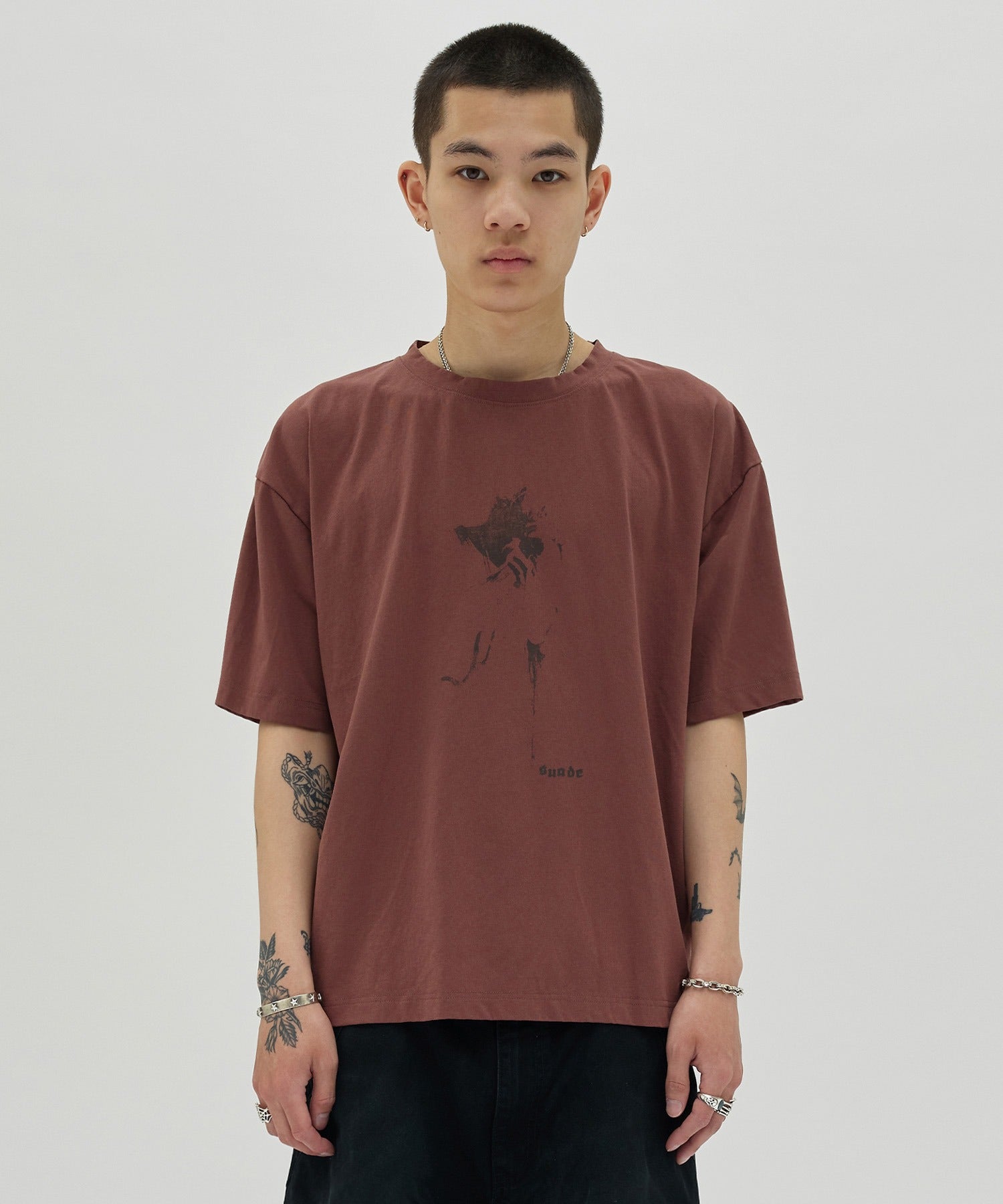 SILHOUETTE TEE [MOCHA BROWN]