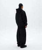 NORMAL HOOD ZIP UP [BLACK]