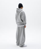 NORMAL HOOD ZIP UP [GRAY]