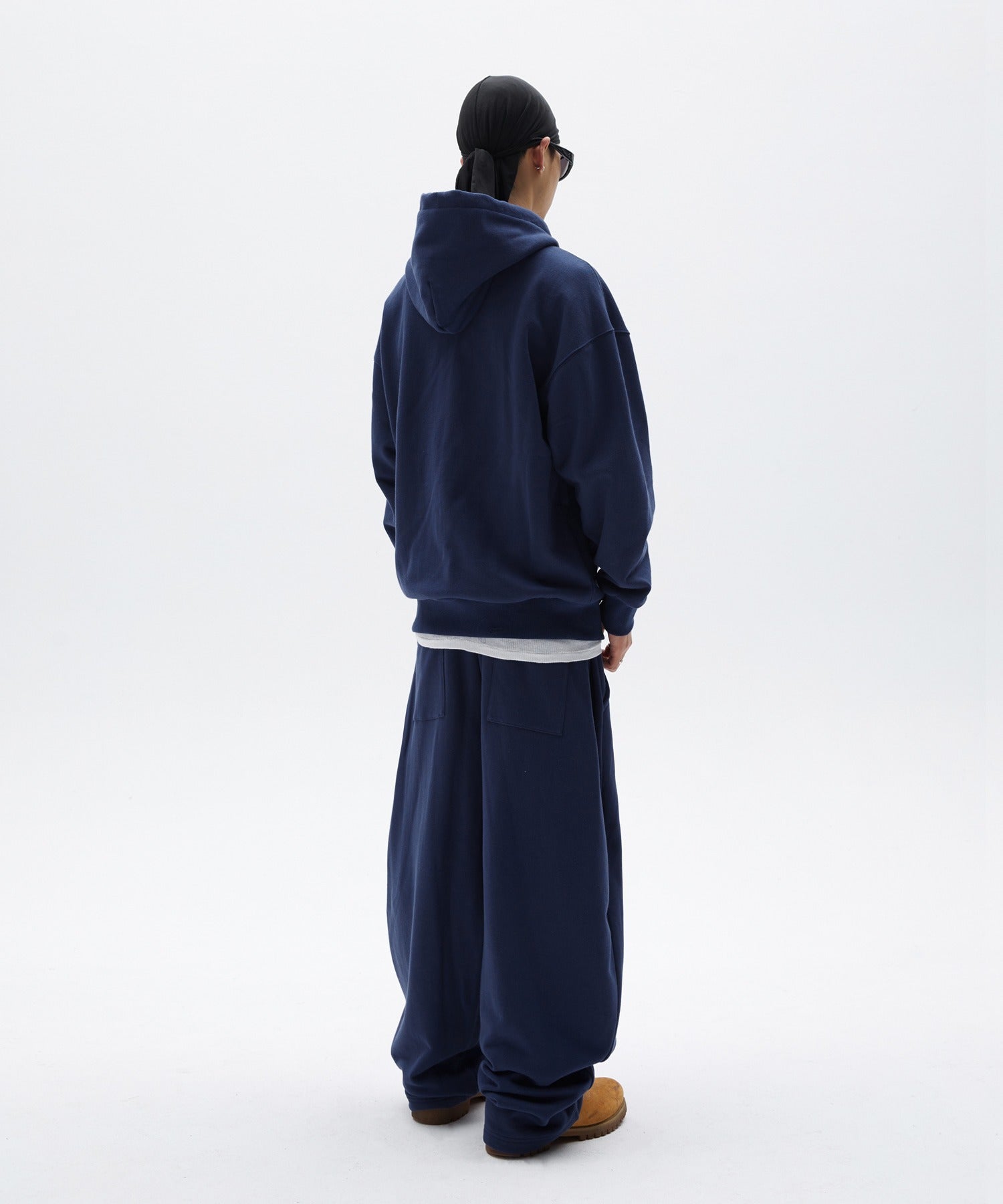 NORMAL HOOD ZIP UP [NAVY]
