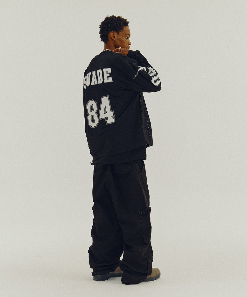 84 STAR RACING LONG SLEEVE [BLACK]