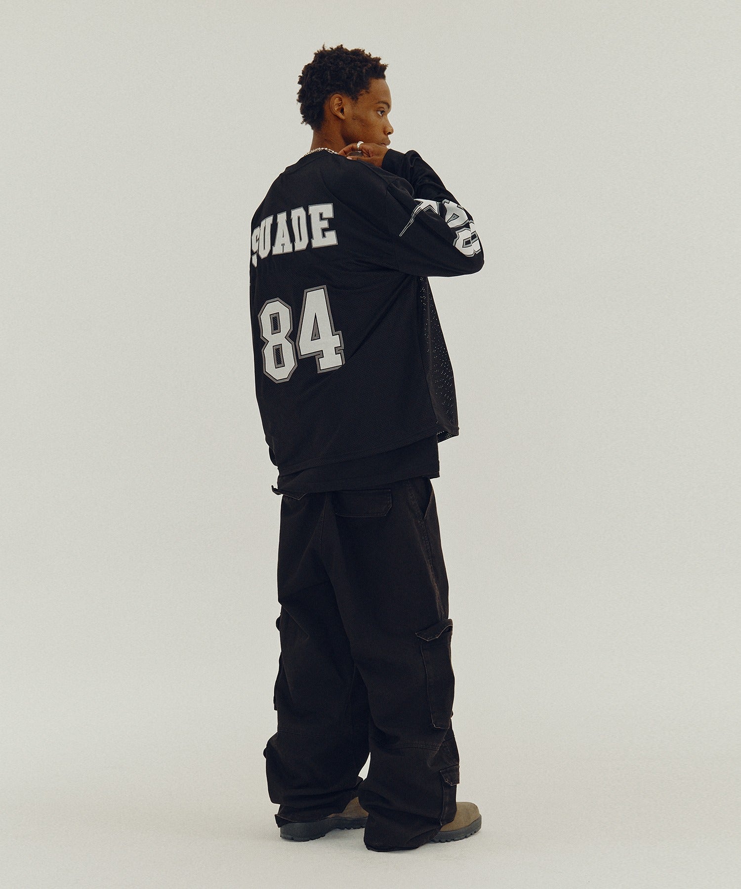 84 STAR RACING LONG SLEEVE [BLACK]