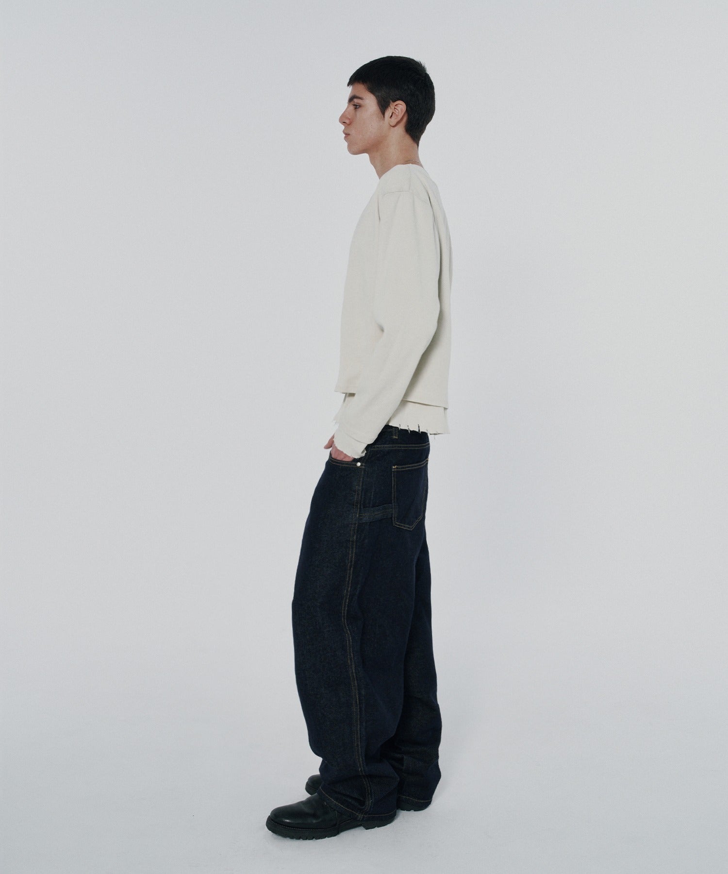 BAGGY DENIM [RAW INDIGO]