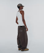 CONTOUR POCKET DENIM [BROWN]