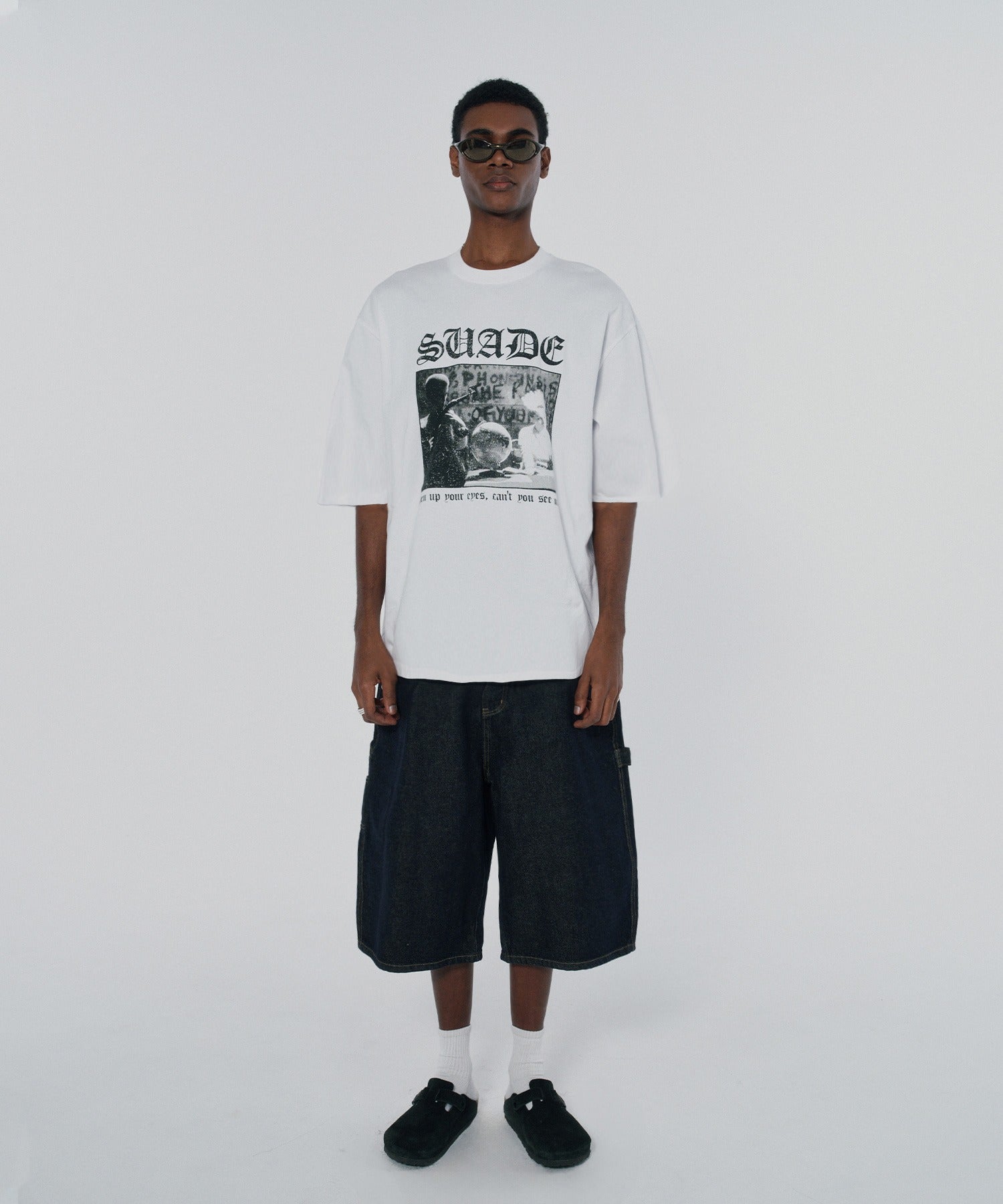 CARPENTER DENIM SHORTS [RAW INDIGO]