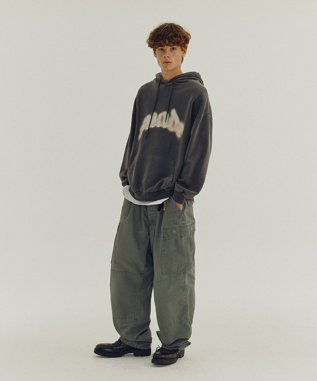 FIRE SUADE HOODIE [PIGMENT BLACK]