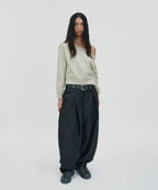 SUNNY ONE SHOULDER CREWNECK [CREAM]