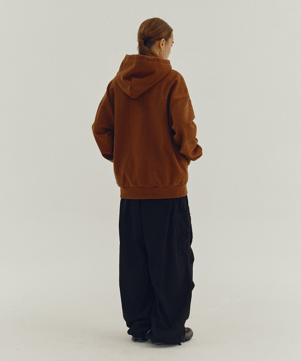 FIRE SUADE HOODIE [BROWN]