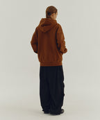 FIRE SUADE HOODIE [BROWN]