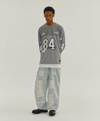 84 STAR RACING LONG SLEEVE [GRAY]