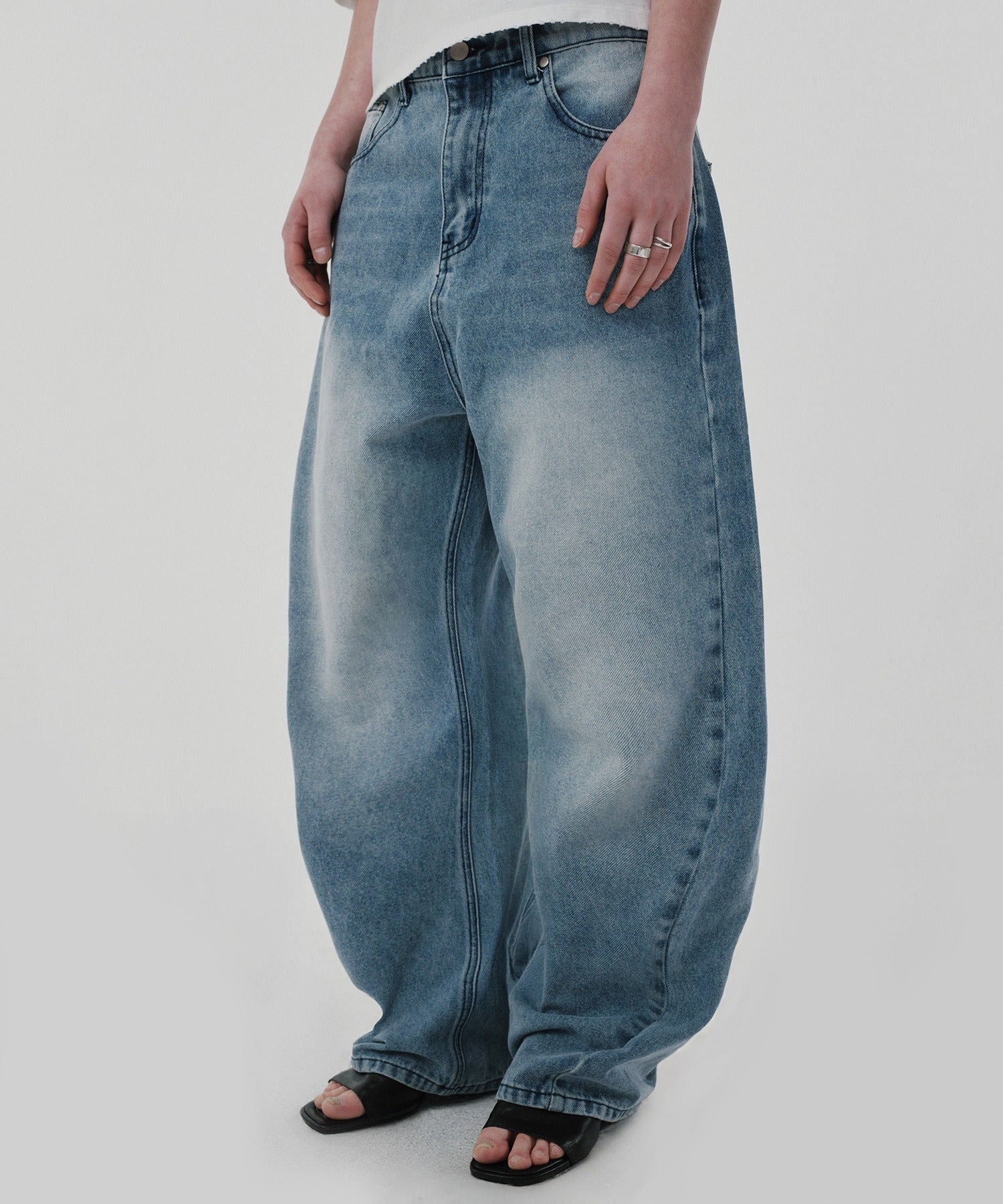 CINCH BACK DENIM [LIGHT BLUE]