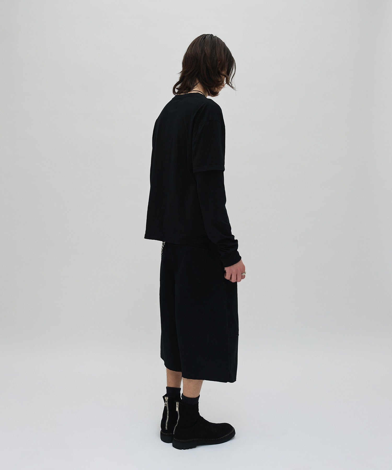 LAYERED LONG SLEEVE [BLACK]