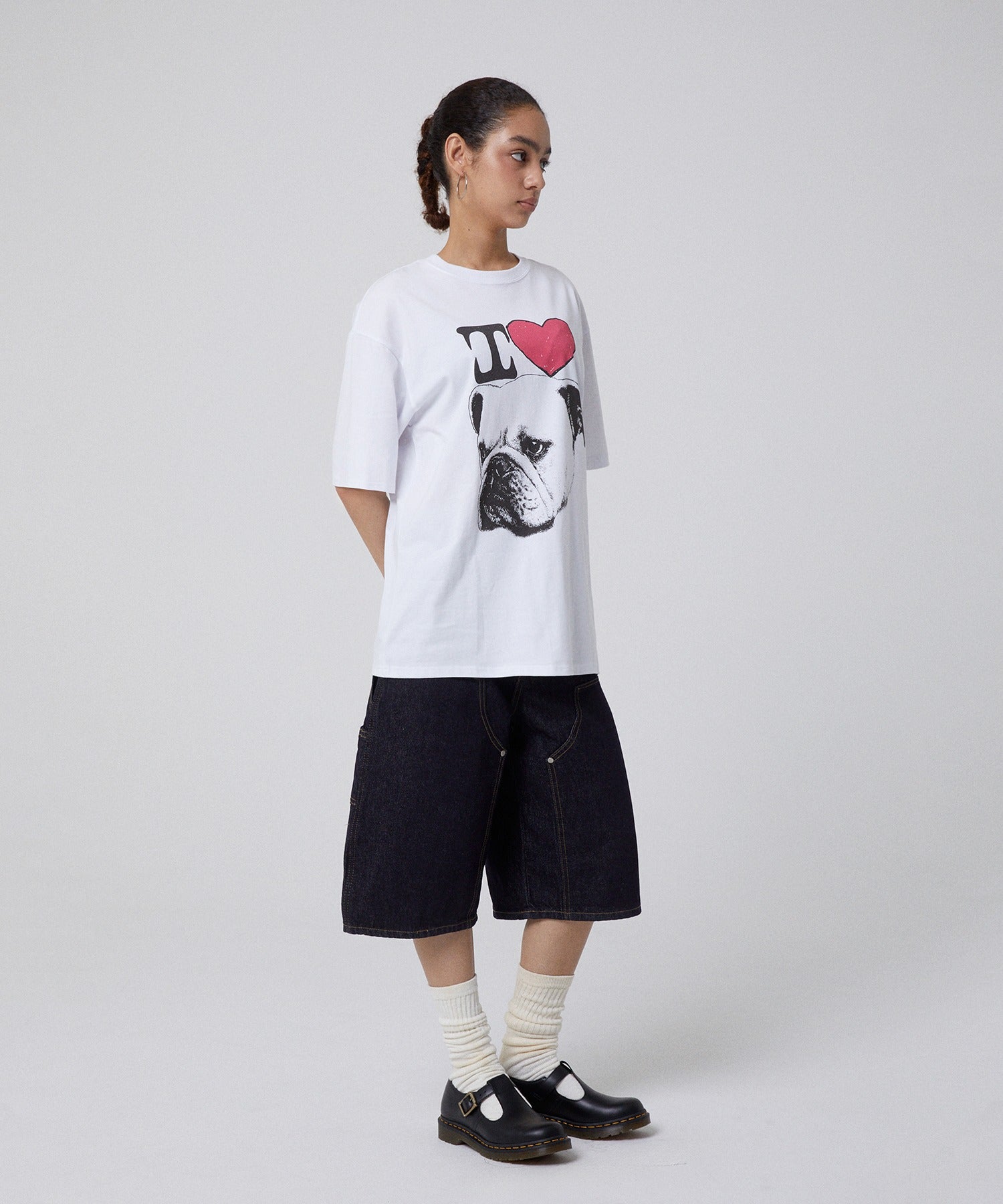 CONTOUR DOUBLE KNEE SHORTS [RAW INDIGO]