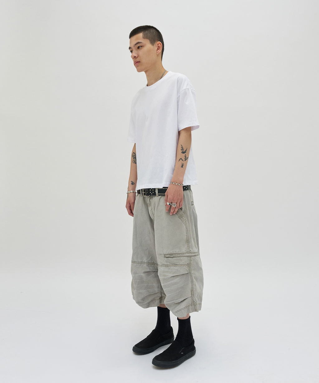 UTILITY CARGO SHORTS [GRAY]