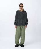WASHED KNIT [BLACK]