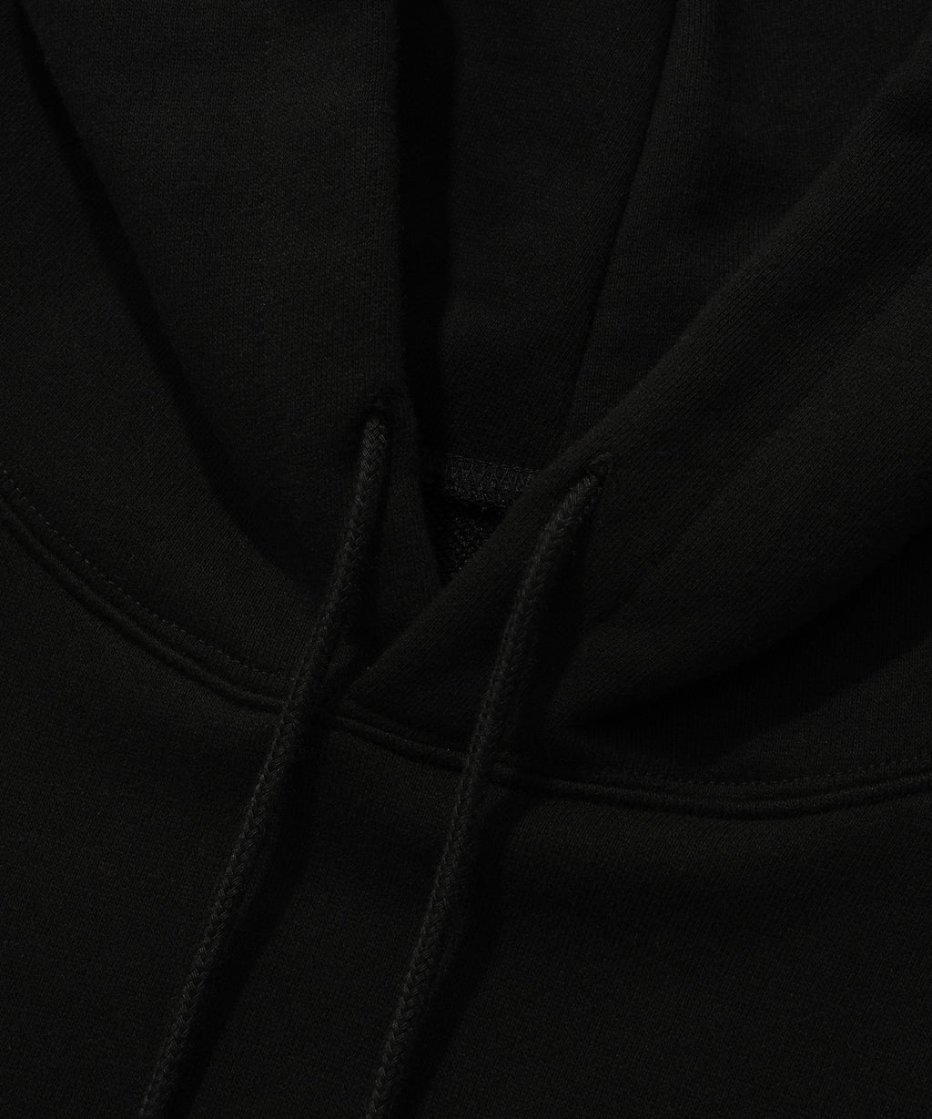 HUH!! HOODIE [BLACK]