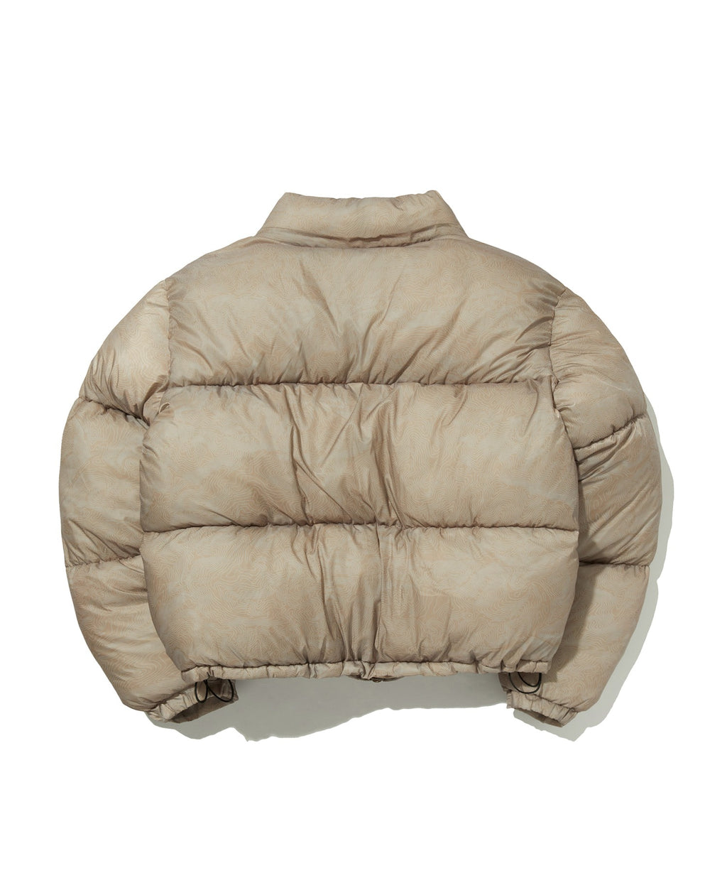 SHORT PUFFER JACKET [BEIGE]
