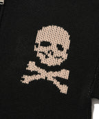 SKULL COWICHAN SWEATER [BLACK]
