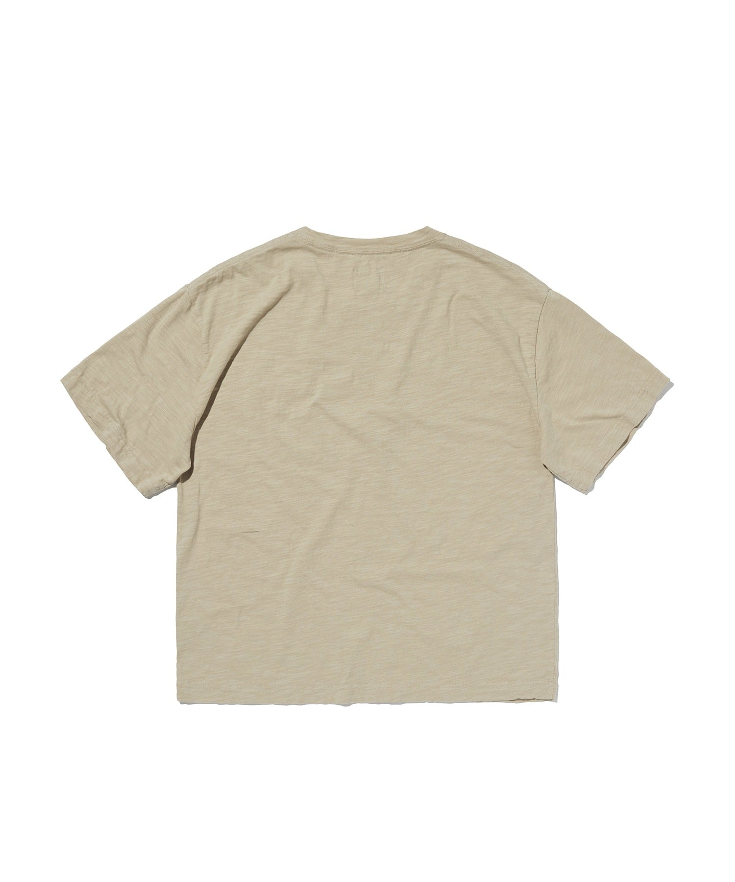 TEXTURED POCKET TEE [BEIGE]