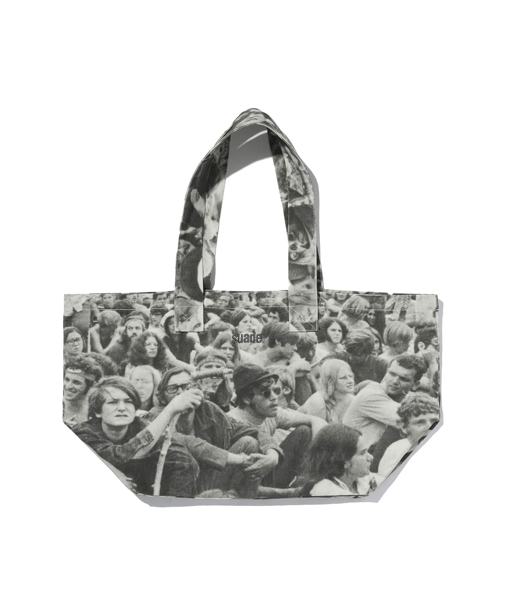 PATTERN TOTE BAG [BLACK]