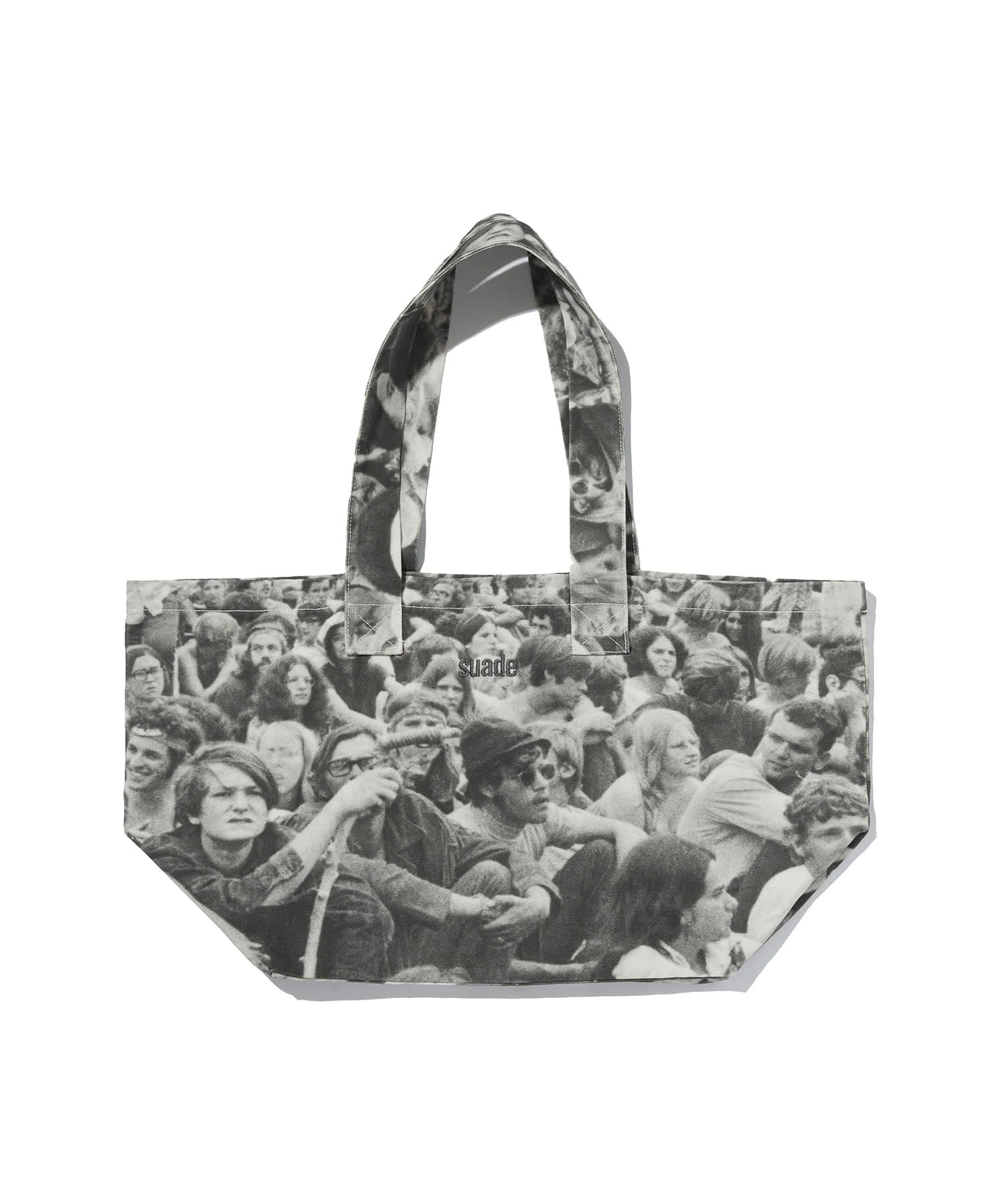 PATTERN TOTE BAG [BLACK]