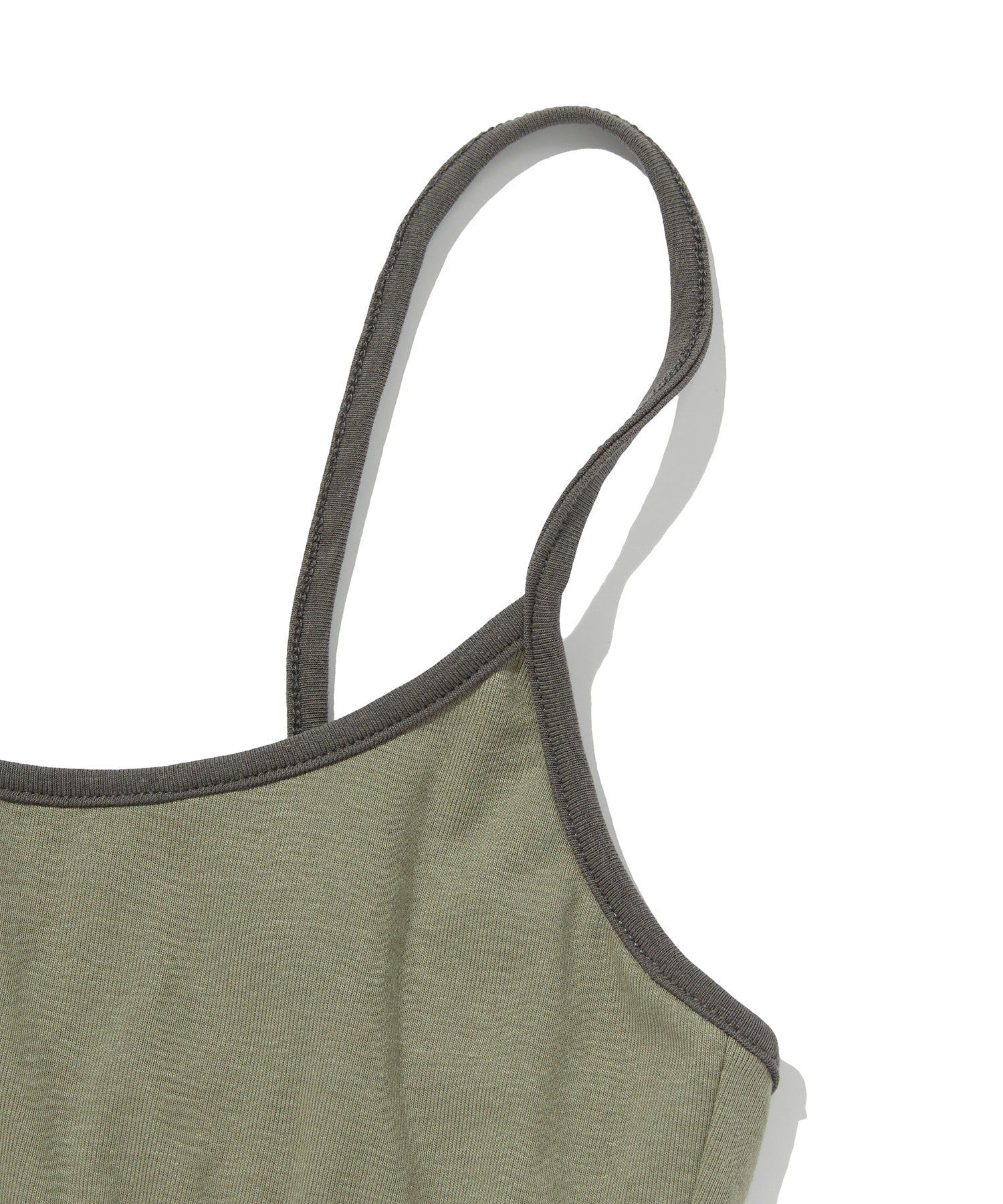 COLOR BLOCK SLEEVELESS [CHARCOAL GRAY]