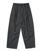 TWO TUCK STRIPE SLACKS [GRAY]