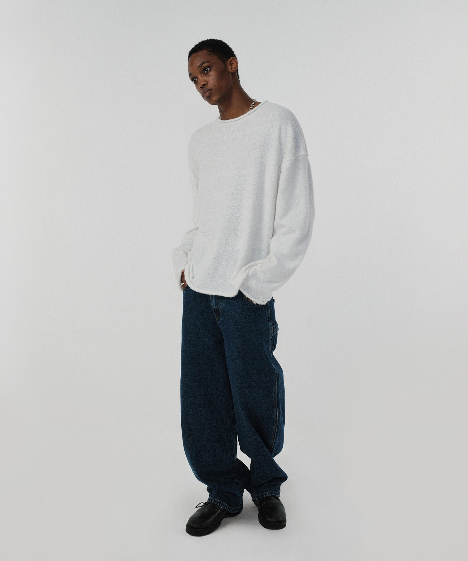BAGGY DENIM [DARK BLUE]