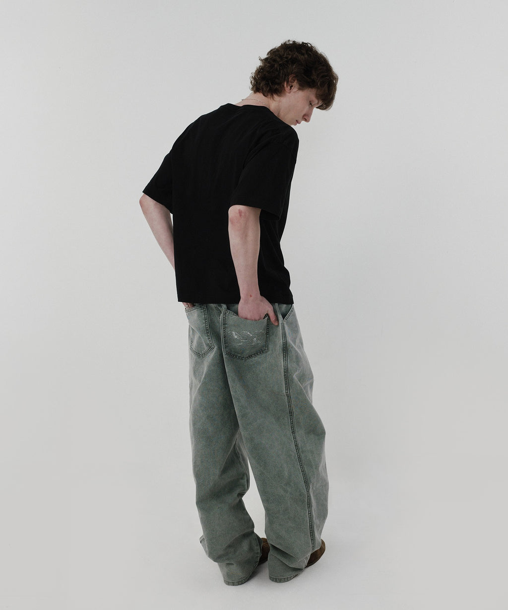 CONTOUR POCKET DENIM [WASHING GRAY]