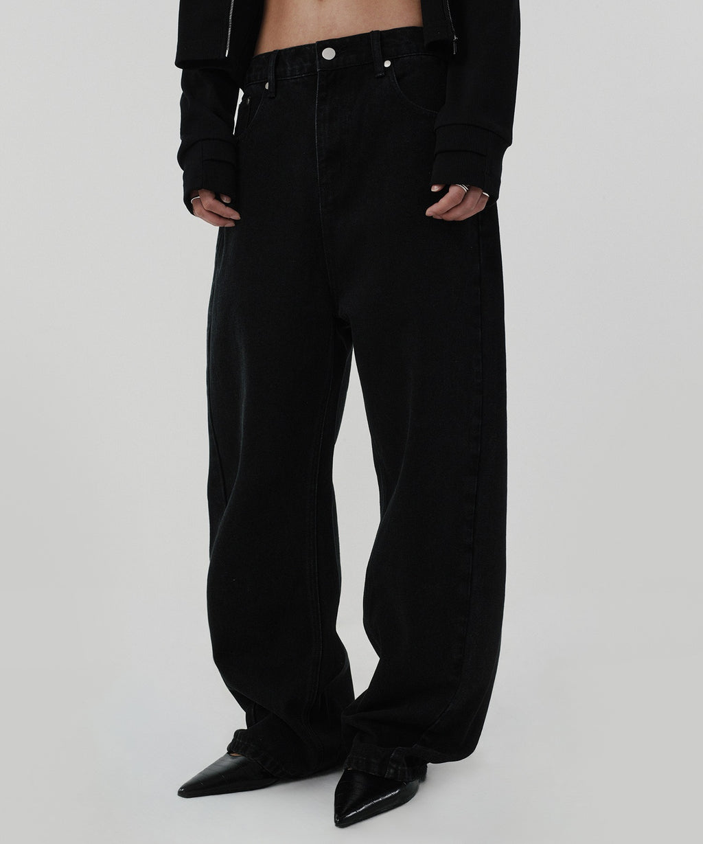 CINCH BACK DENIM [BLACK]