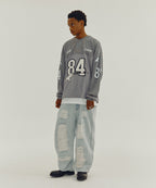 84 STAR RACING LONG SLEEVE [GRAY]