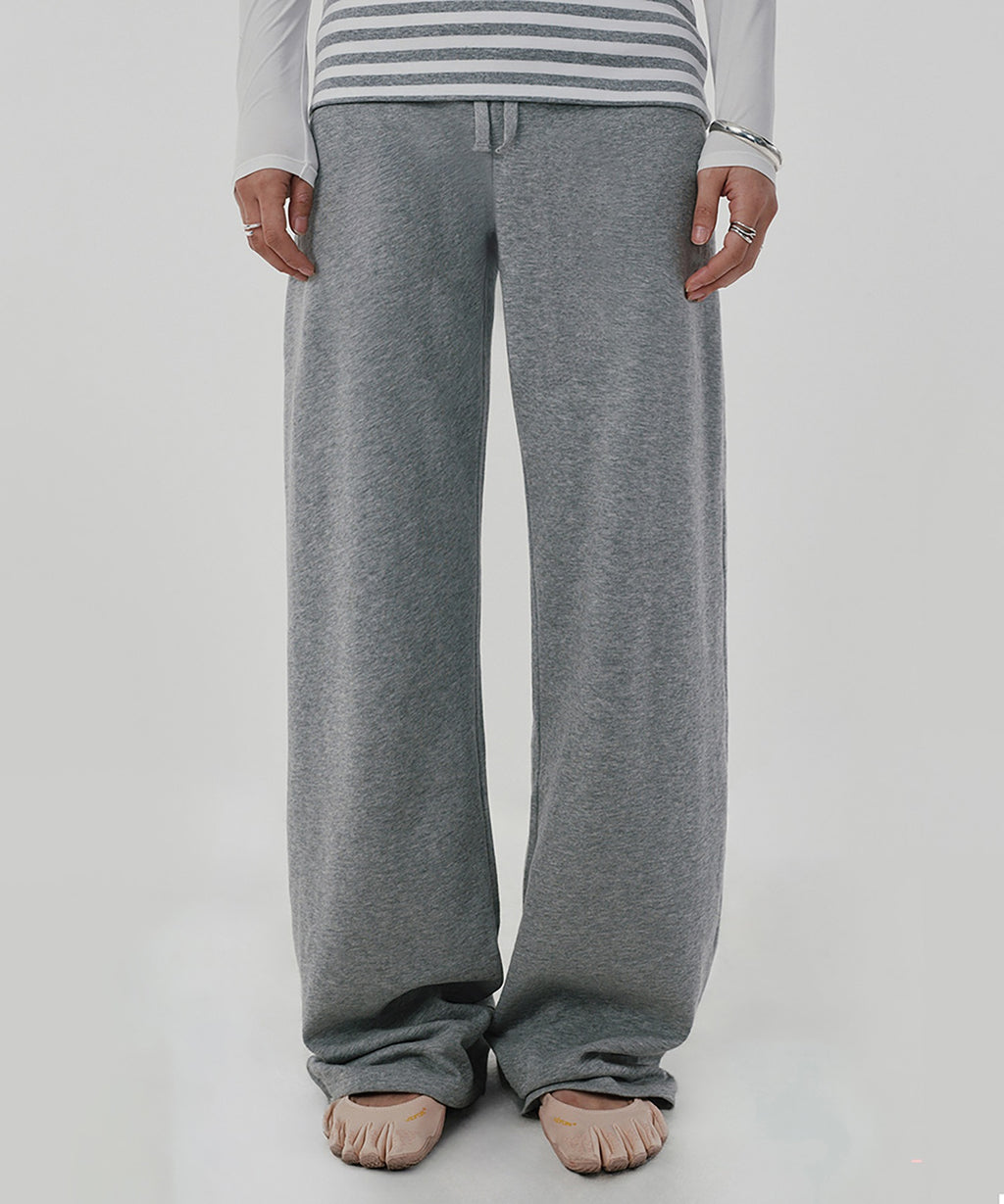 LAYERED LONG PANTS [GRAY]
