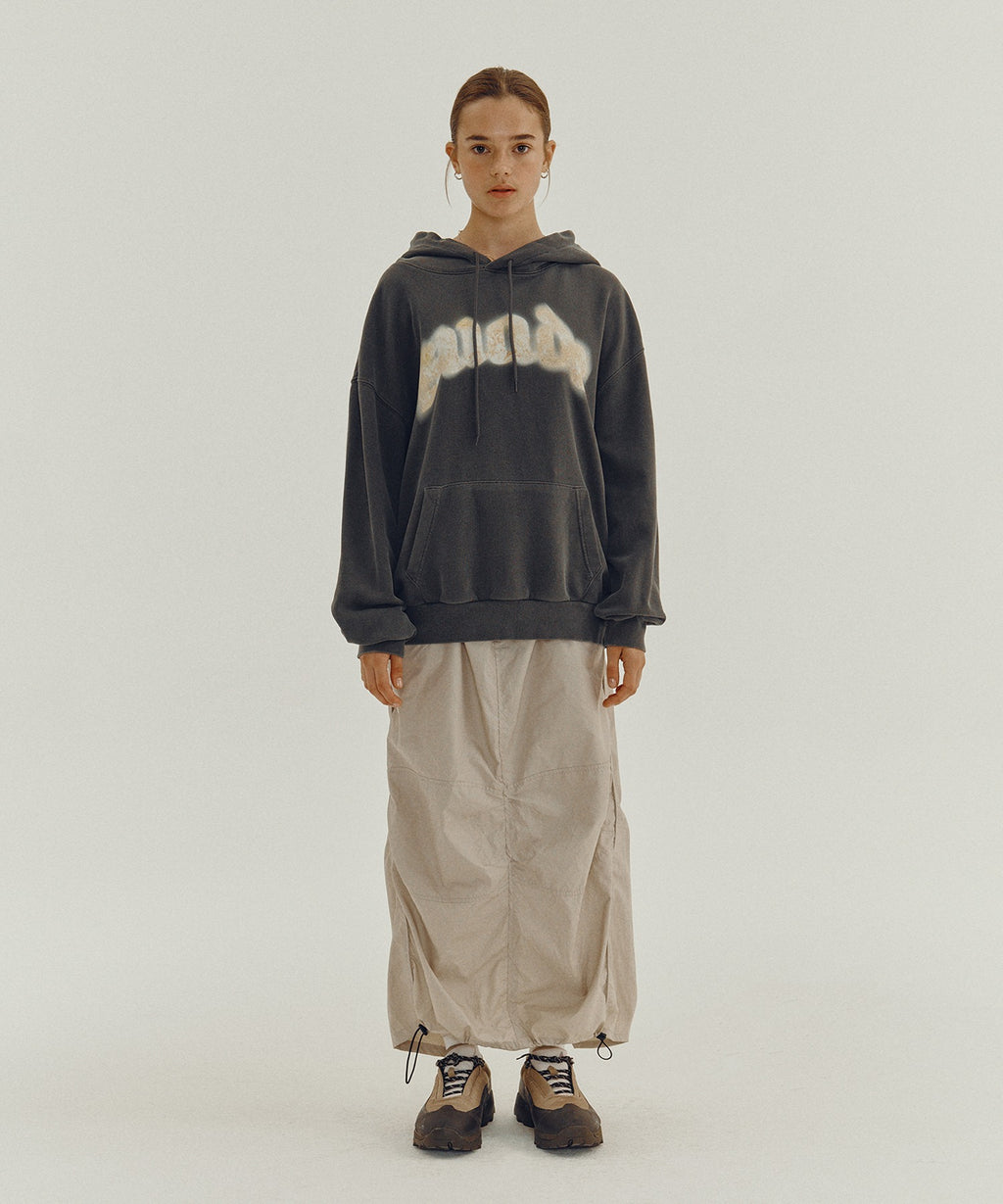 FIRE SUADE HOODIE [PIGMENT BLACK]